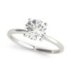 Four Prong Engagement Ring silver