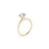 Ribbon Engagement Ring gold side